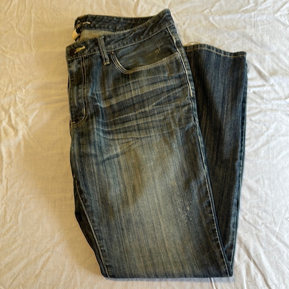 Kenneth Cole Dark Blue Straight Jeans